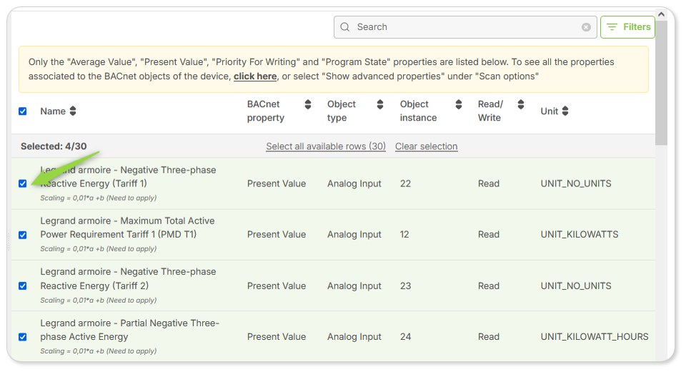 Article.HowToCreateMyBacnetNetwork.ResultScanSelectProperties.EN.jpg